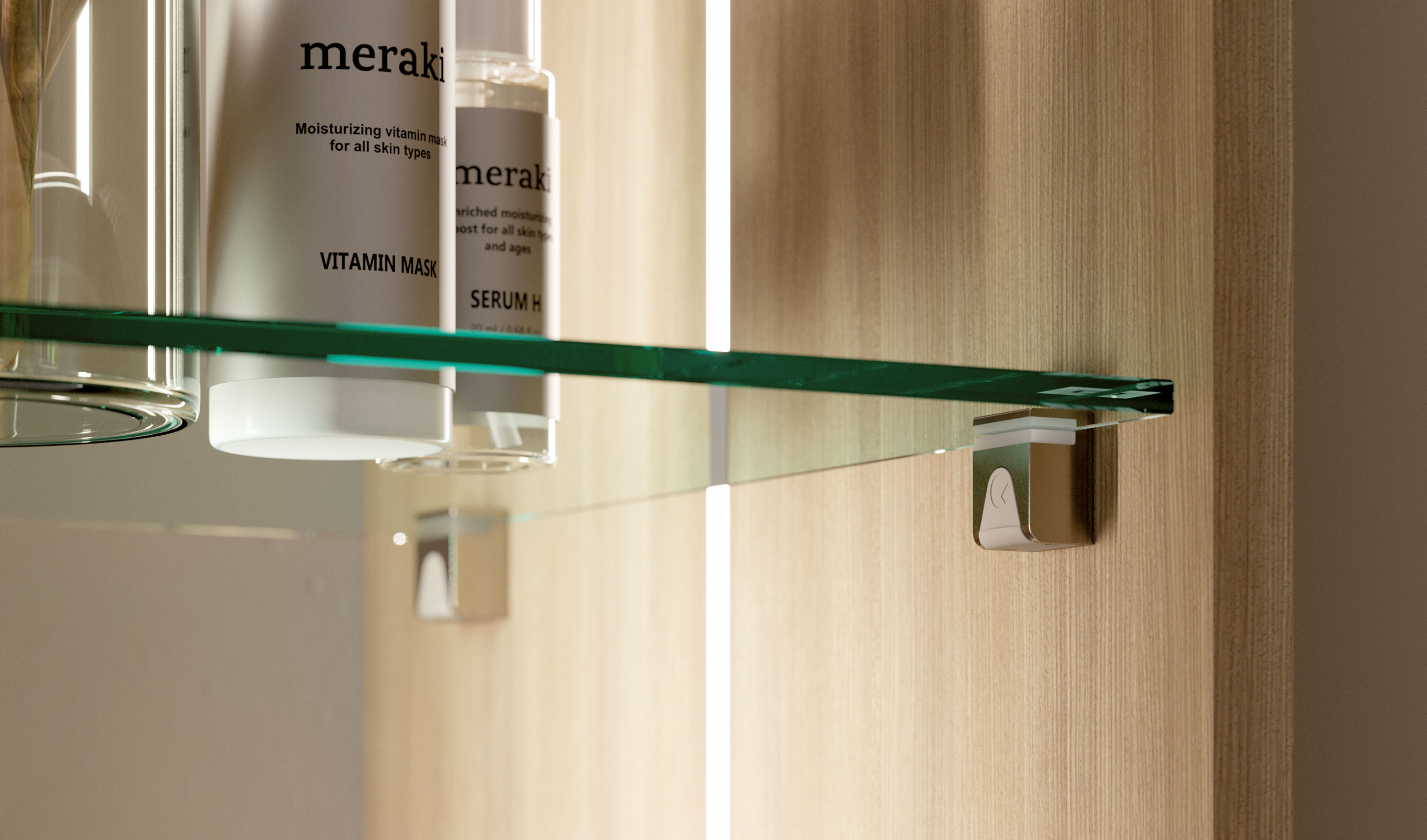 Kubic Glass Shelf Support